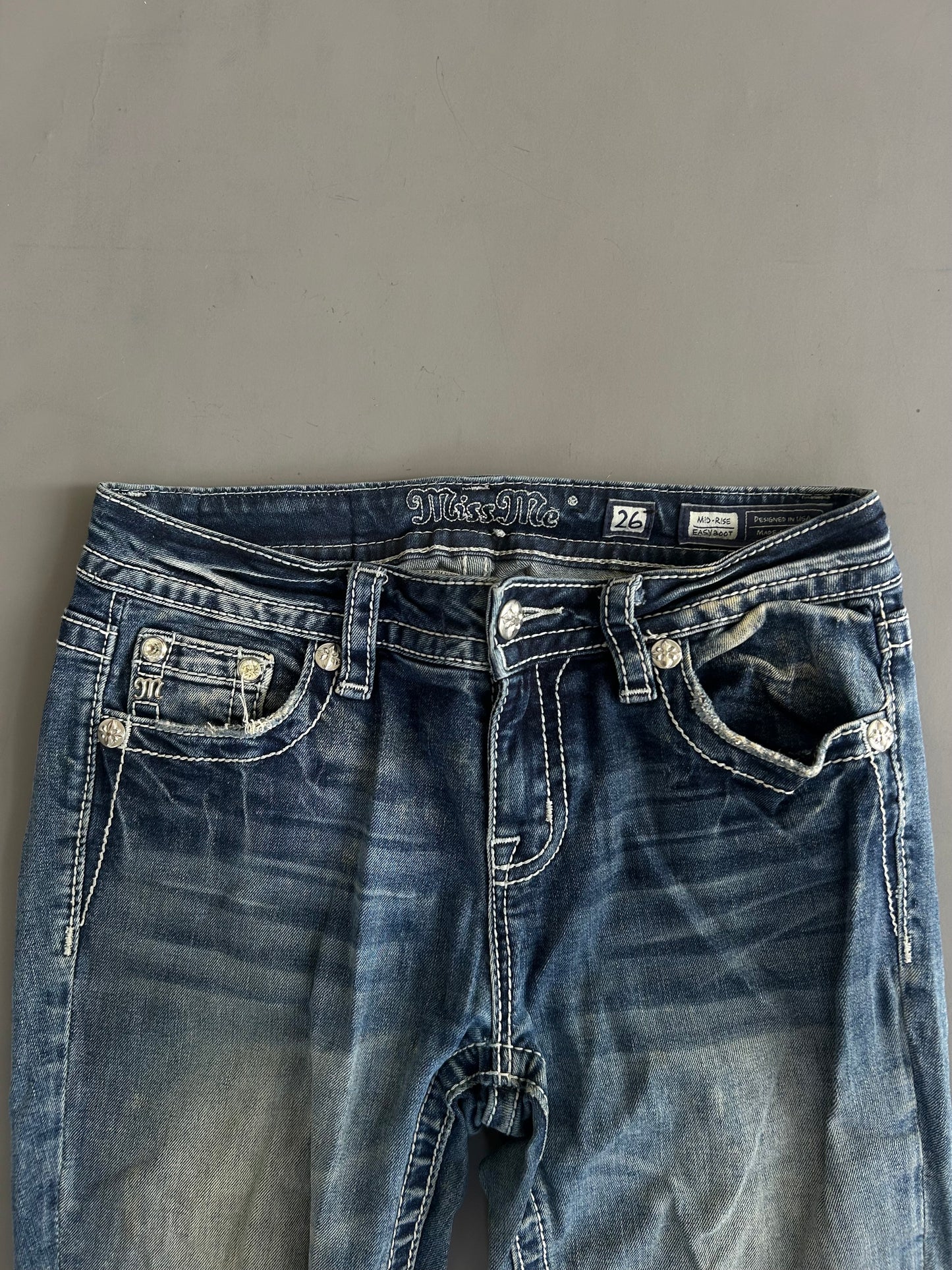 Miss Me Y2K flared/ bootcut Jeans - Größe S