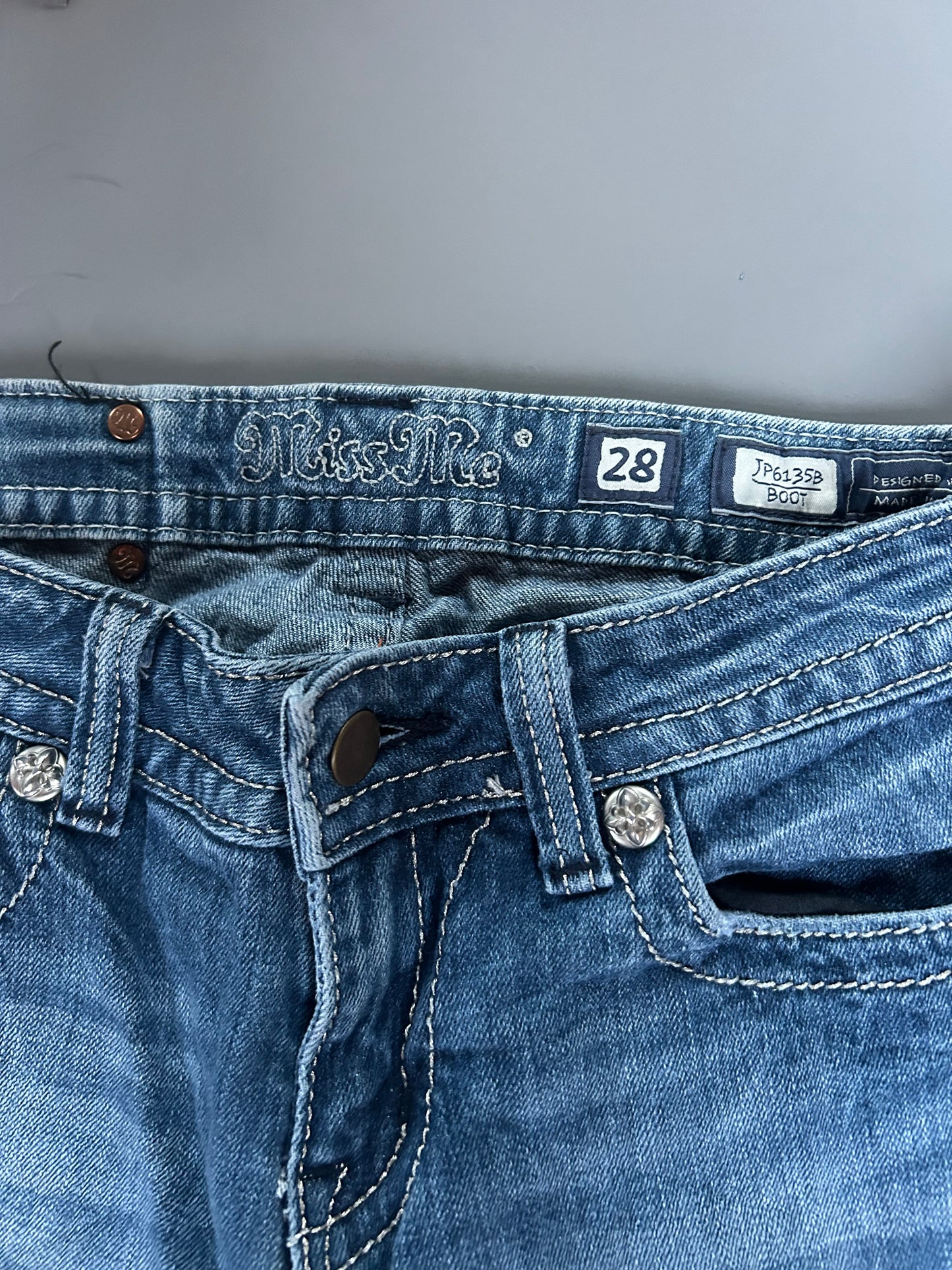 Miss Me Y2K flared/ bootcut Jeans - Größe S