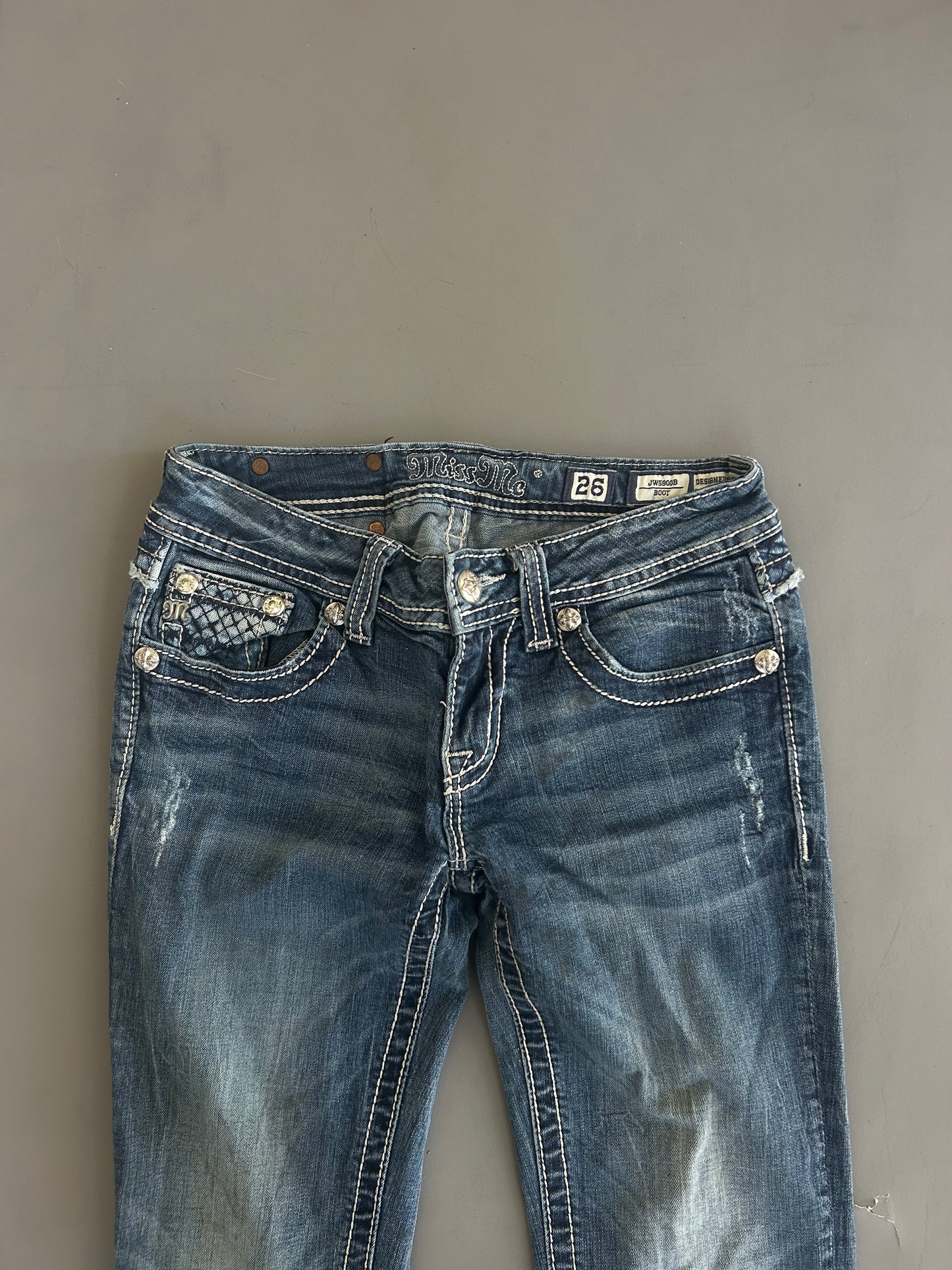 Miss Me Y2K flared/ bootcut Jeans - Größe XS/S