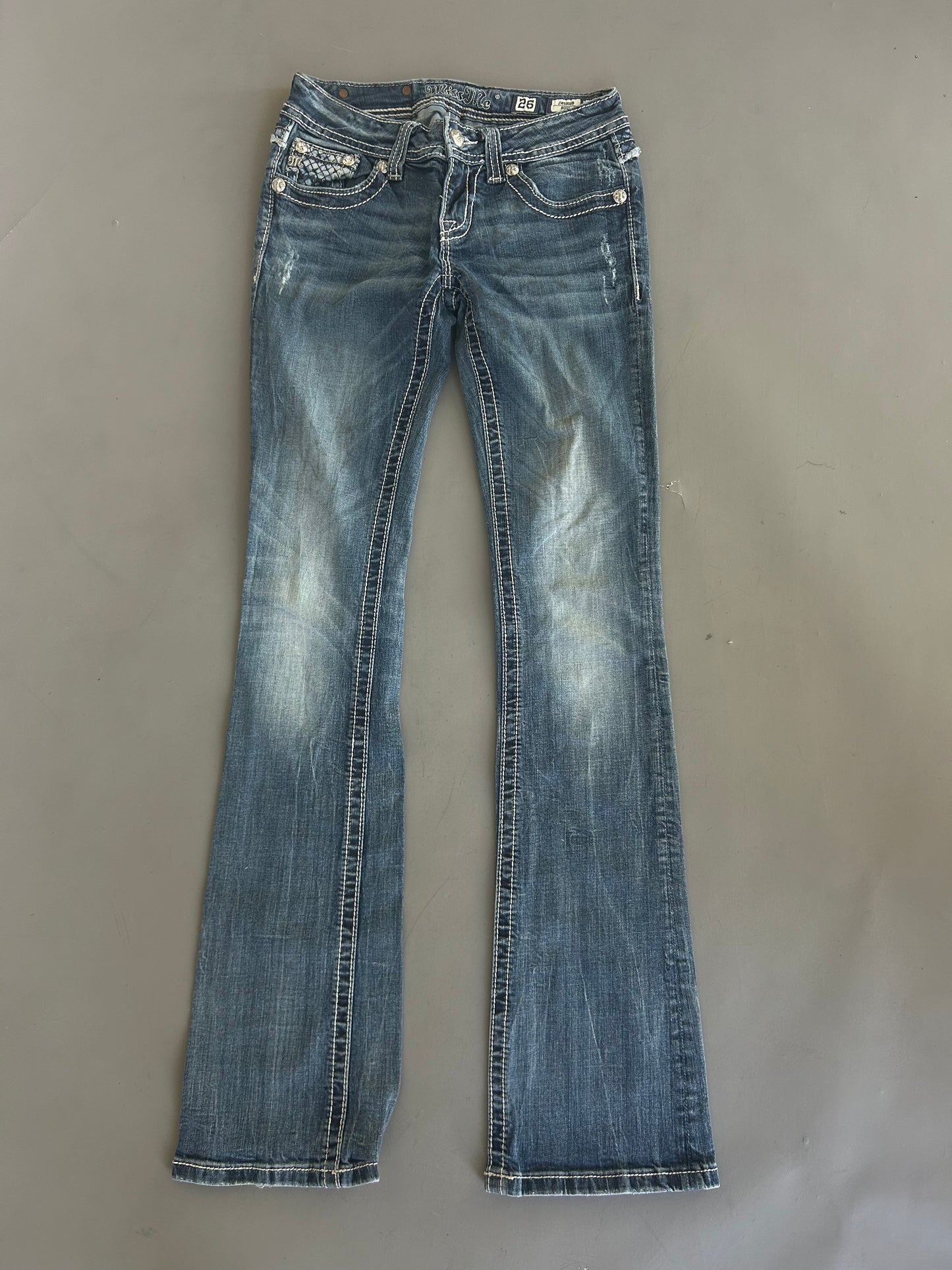 Miss Me Y2K flared/ bootcut Jeans - Größe XS/S