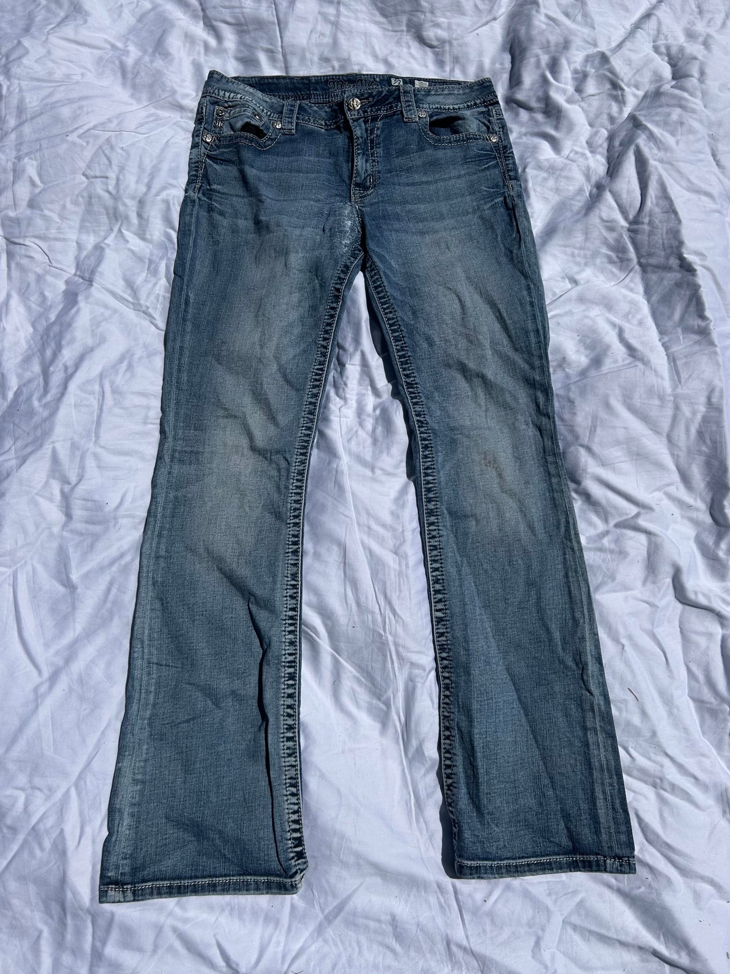 Miss Me Y2K Jeans flared/ bootcut - Größe M