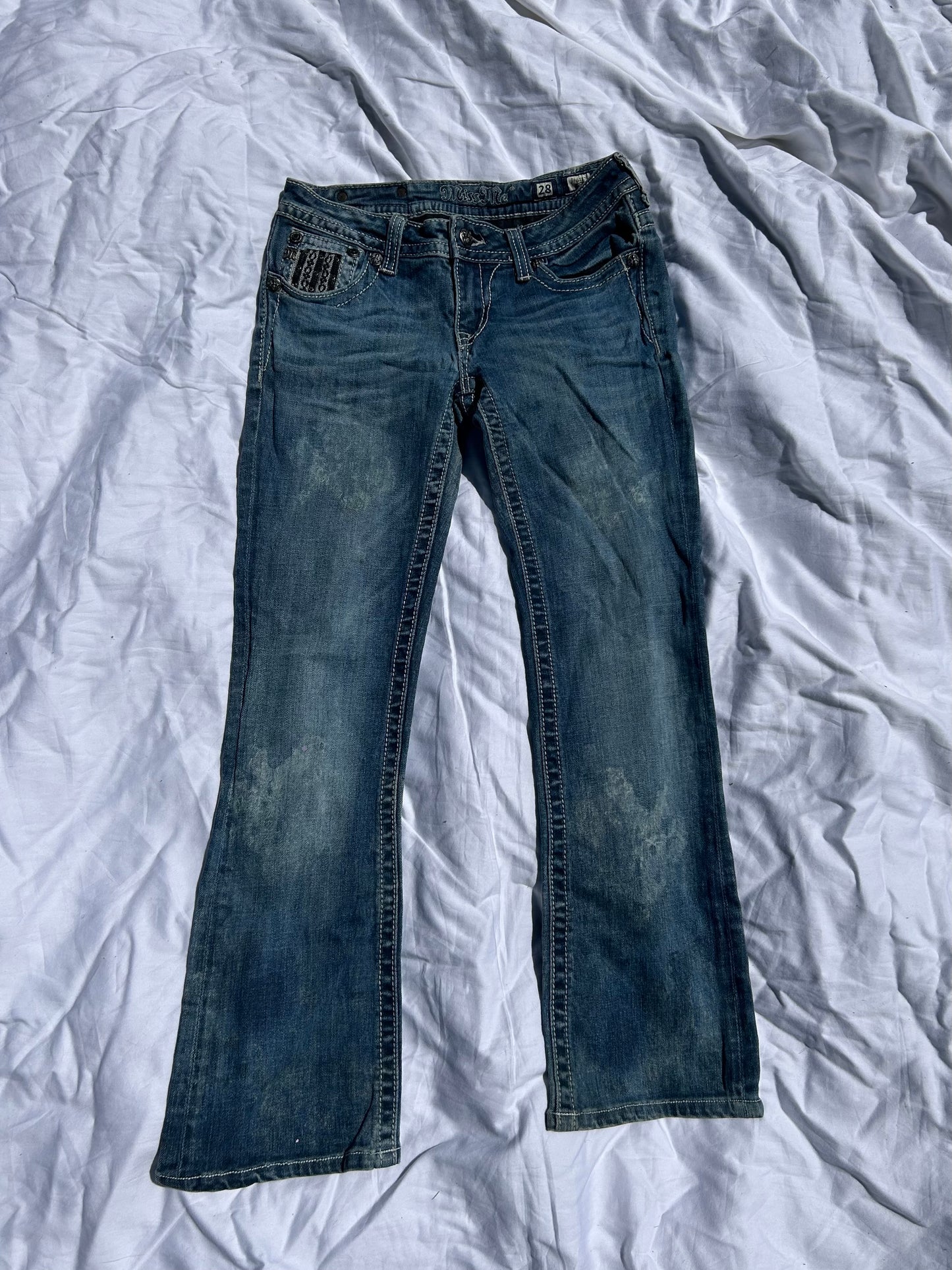 Miss Me Y2K flared/ baggy Jeans - Größe XS/S