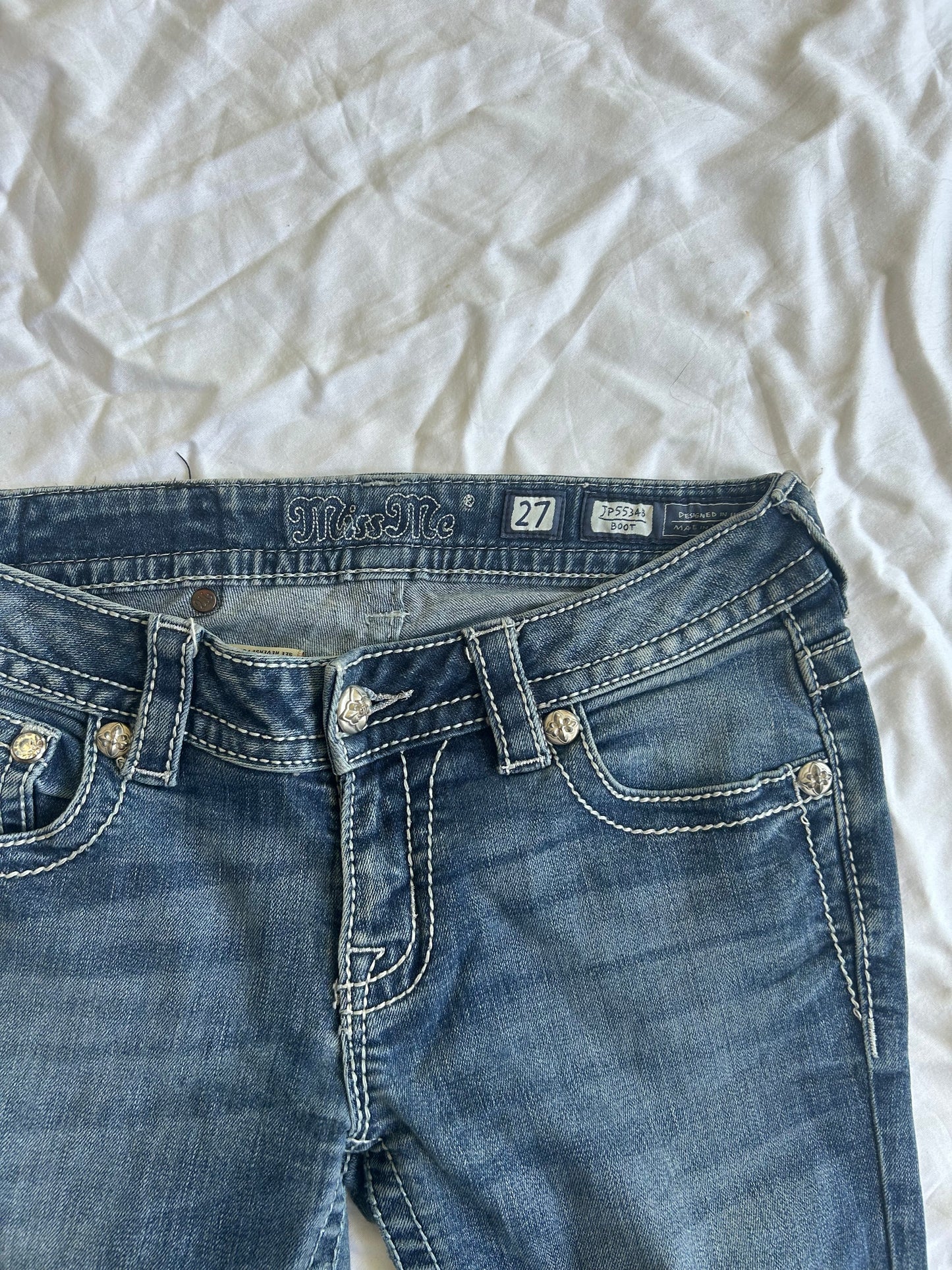 Miss Me Y2K flared/ baggy Jeans - Größe S