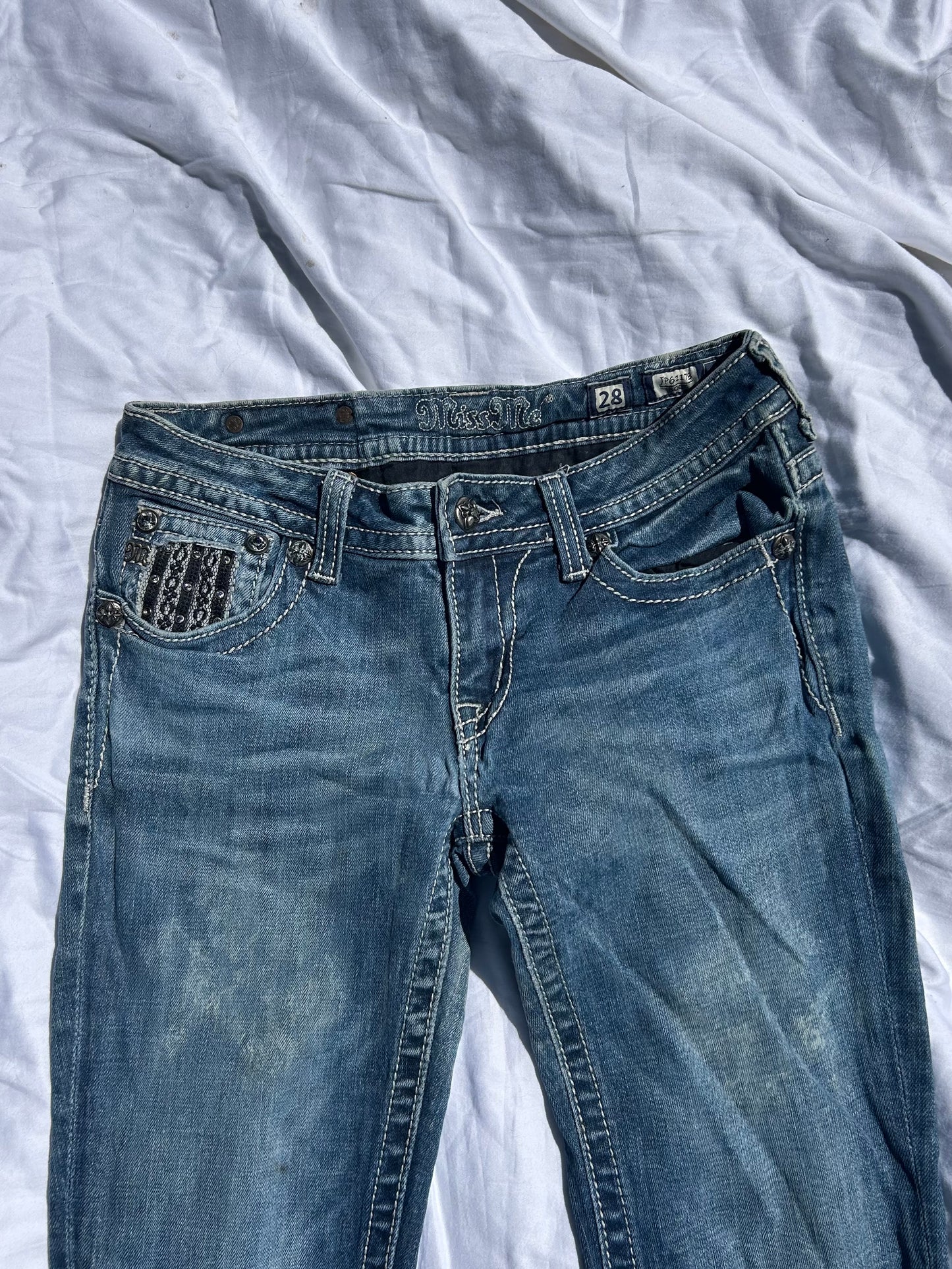 Miss Me Y2K flared/ baggy Jeans - Größe XS/S