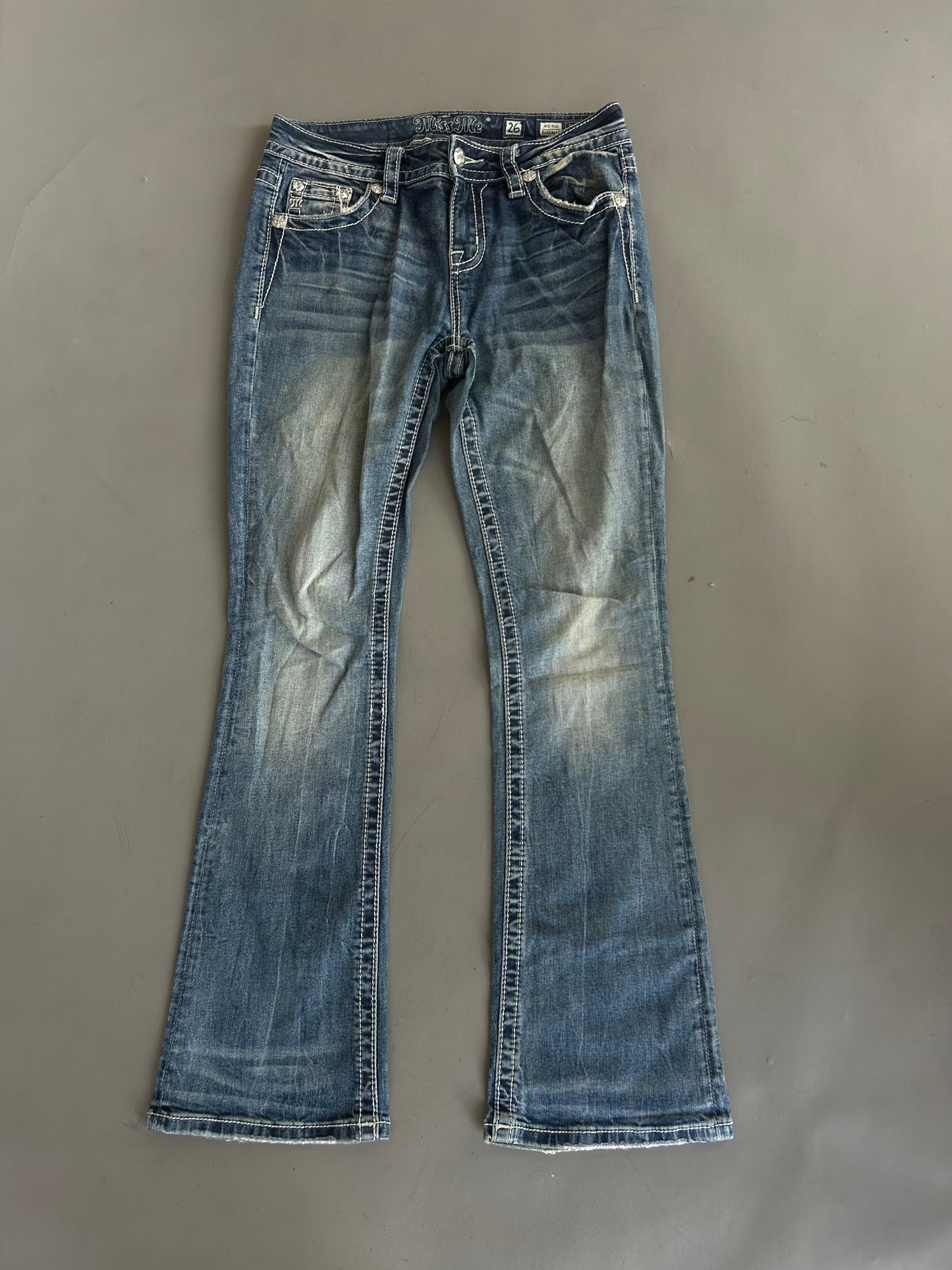 Miss Me Y2K flared/ bootcut Jeans - Größe S