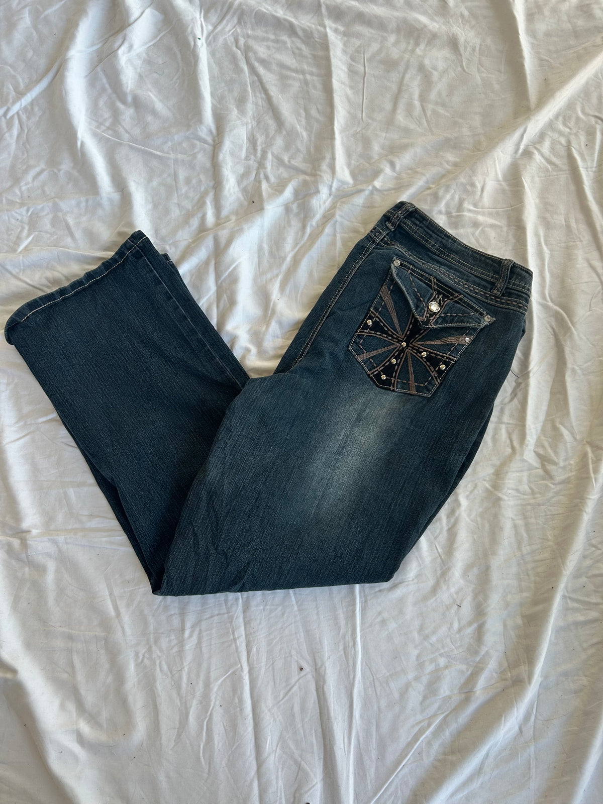 Y2K flared/ bootcut Jeans - Größe L