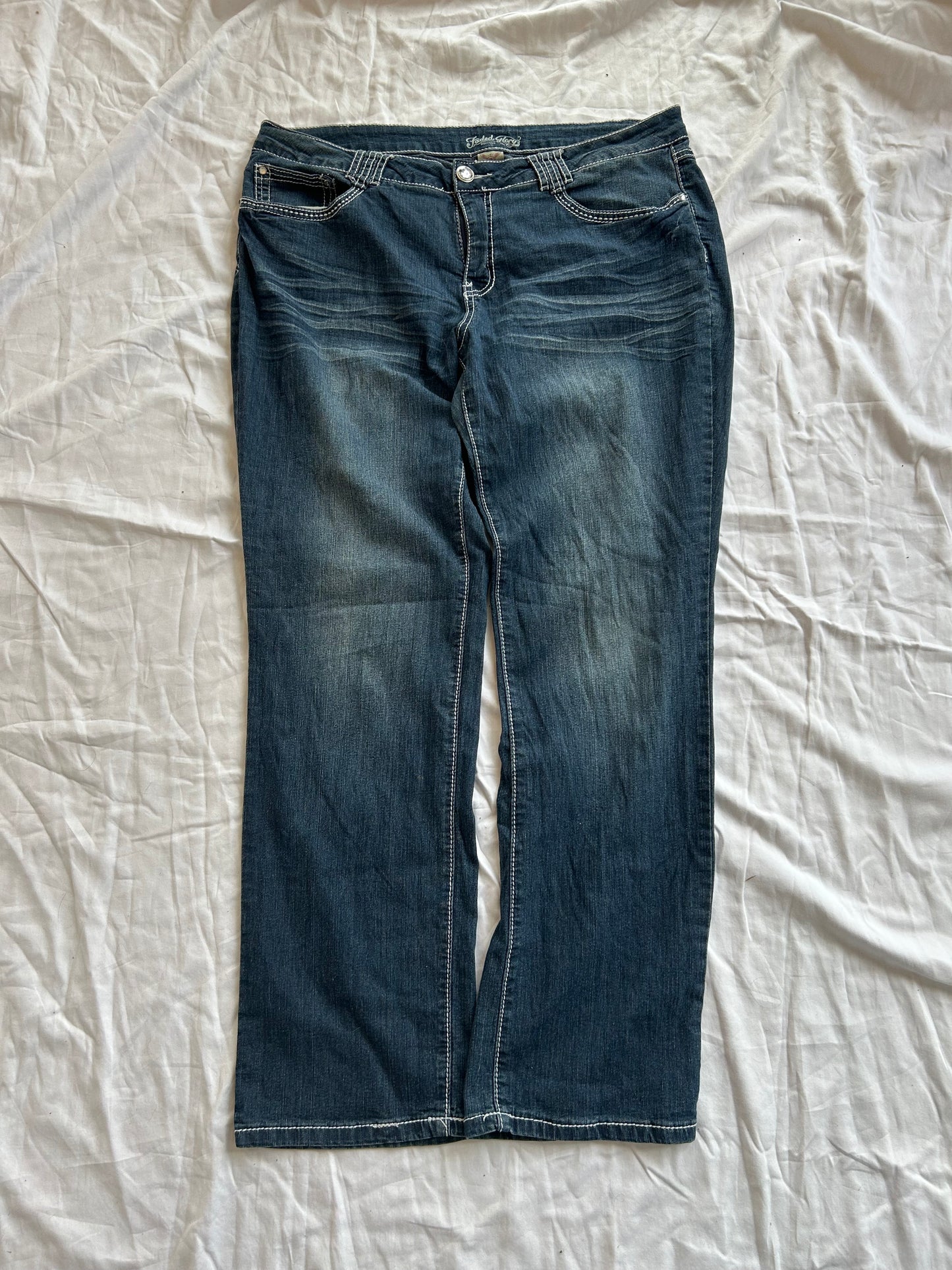 Y2K flared/ bootcut Jeans - Größe L