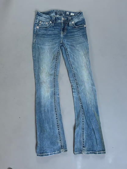 Miss Me Y2K flared/ bootcut Jeans - Größe XS/S