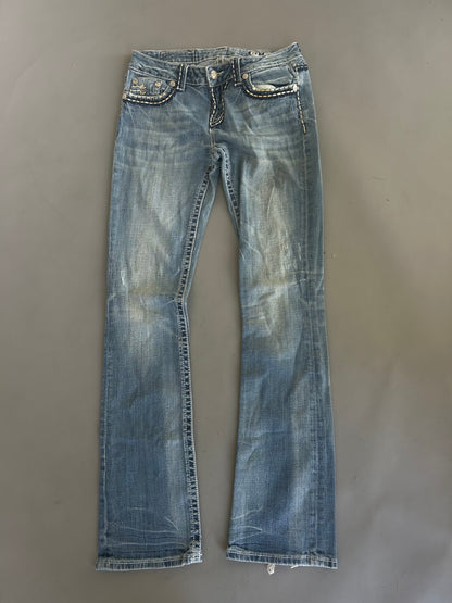 Miss Me Y2K flared/ bootcut Jeans - Größe S