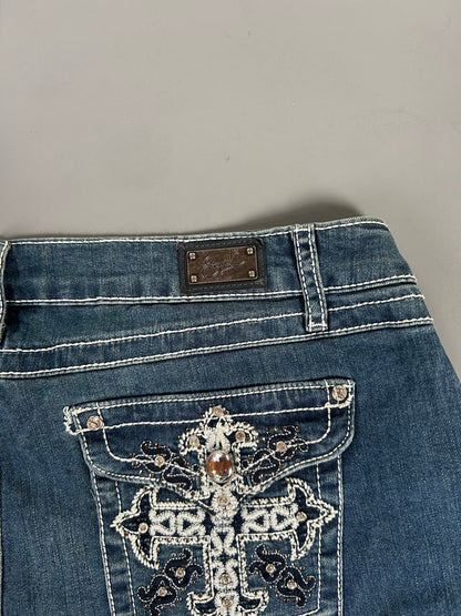 Y2K low-waisted shorts - Größe M