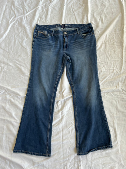 Y2K flared/ bootcut Jeans - Größe M/L