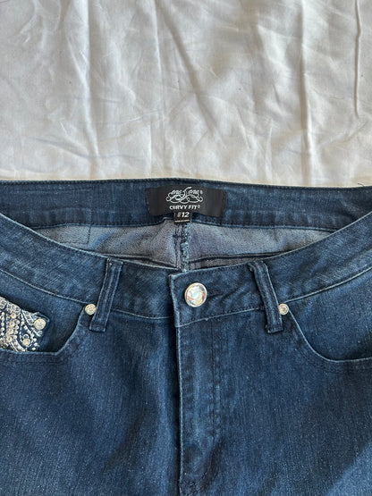 Y2K flared/ bootcut Jeans - Größe S/M