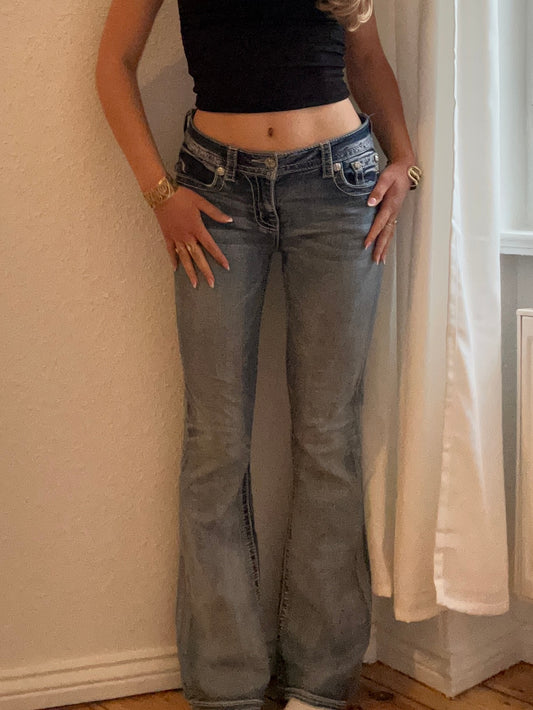 Miss Me Y2K flared/ bootcut Jeans - Größe S/M