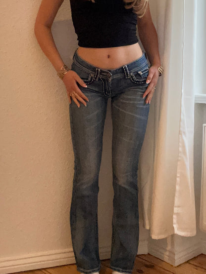 Miss Me Y2K flared/ bootcut Jeans - Größe S