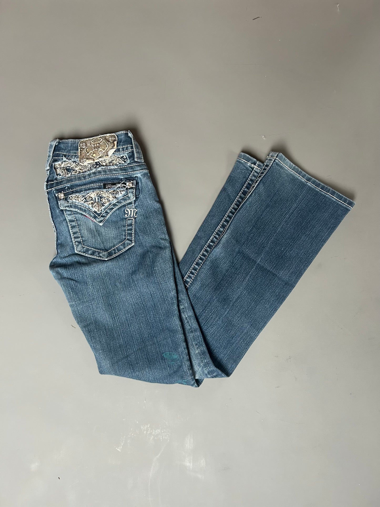 Miss Me Y2K flared/ bootcut Jeans - Größe XS/S