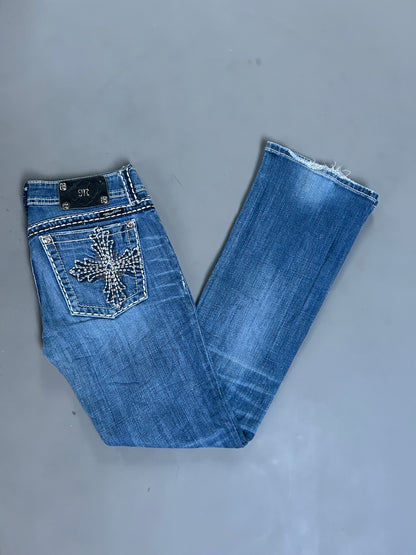 Miss Me Y2K flared/ bootcut Jeans - Größe S