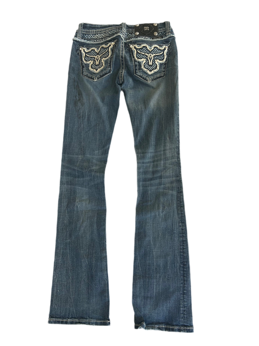 Miss Me Y2K flared/ bootcut Jeans - Größe XS/S