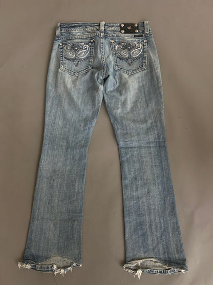 Miss Me Y2K flared/ bootcut Jeans - Größe M