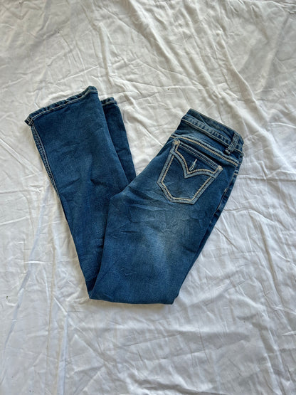 Y2K flared/ bootcut Jeans - Größe S
