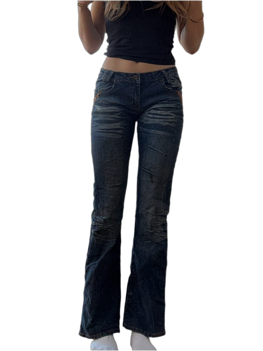 Y2K bootcut/ flared Jeans - Größe S