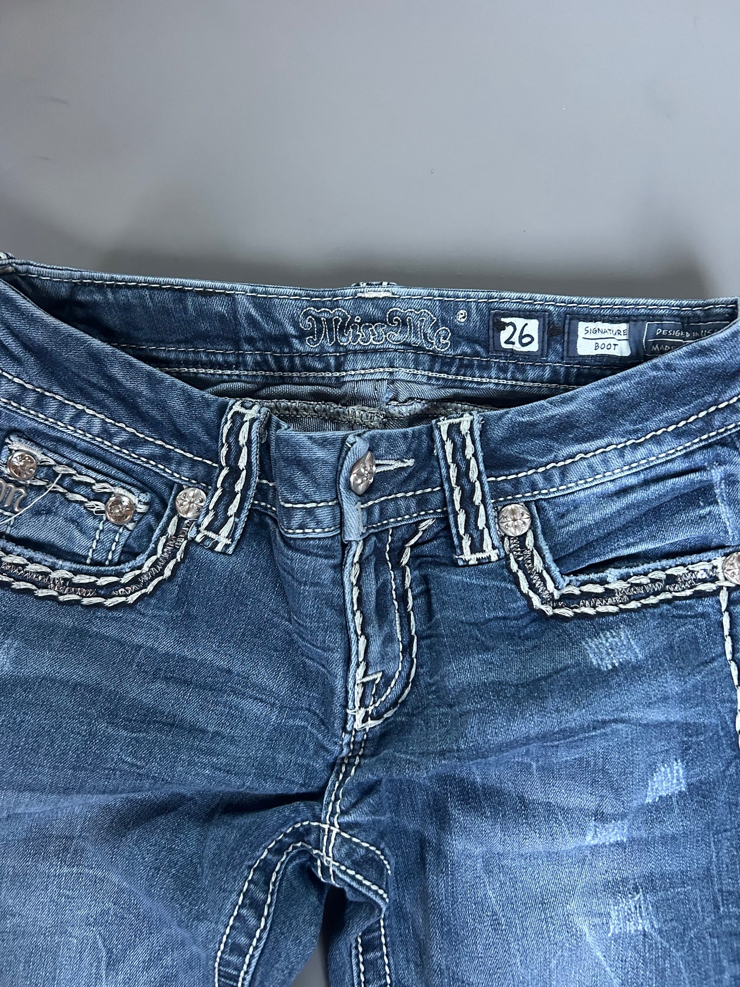Miss Me Y2K flared/ bootcut Jeans - Größe XS/S