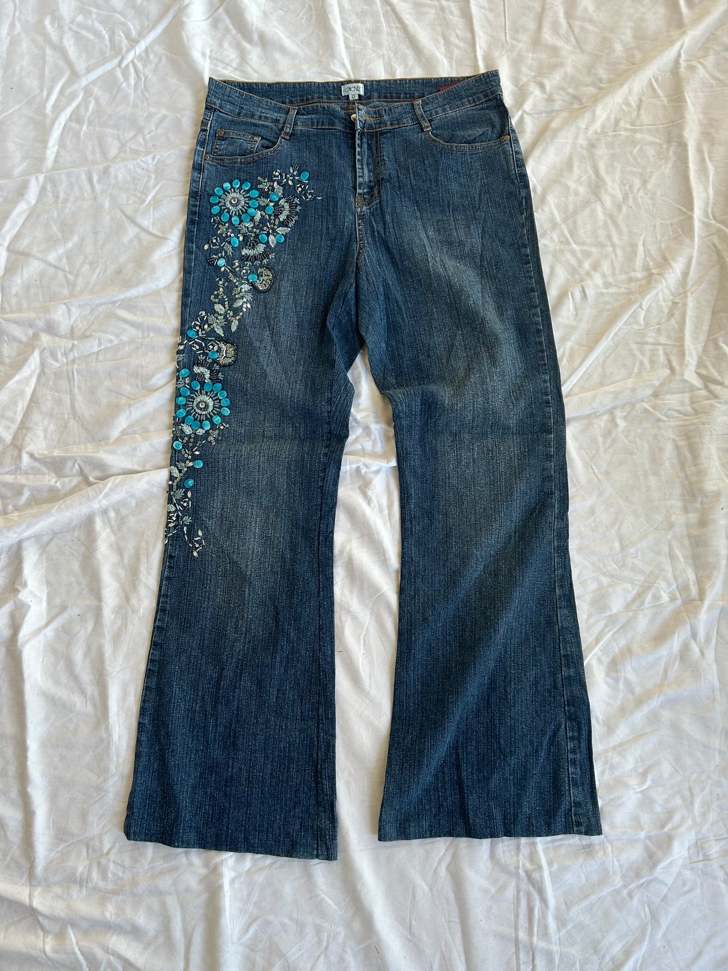 Y2K flared/ bootcut Jeans - Größe M