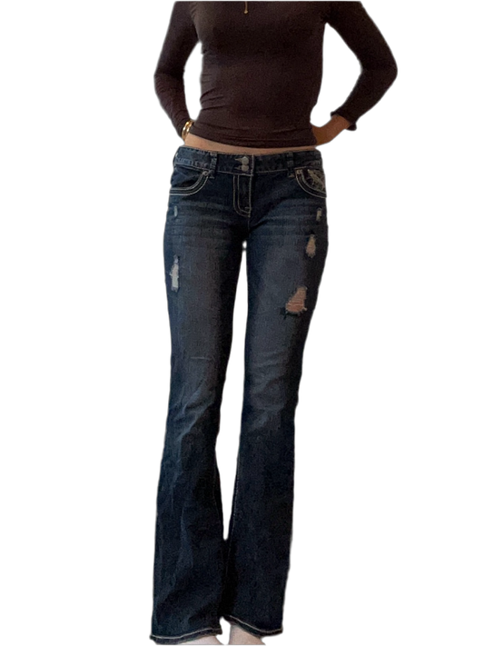Y2K flared/ bootcut Jeans - Größe S