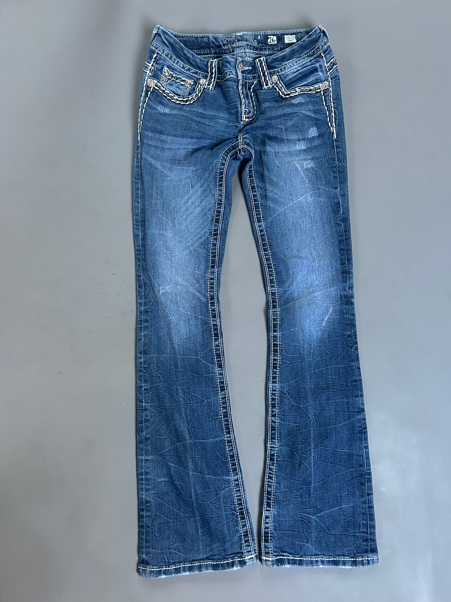 Miss Me Y2K flared/ bootcut Jeans - Größe XS/S