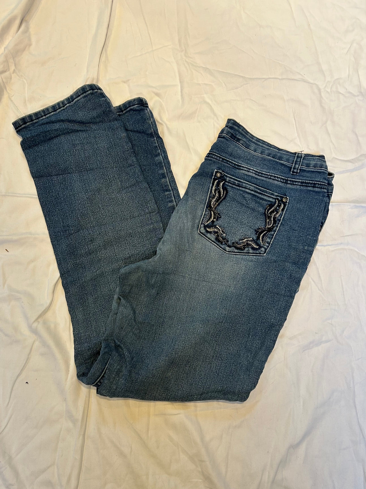 Y2K baggy/ flared Jeans - Größe M