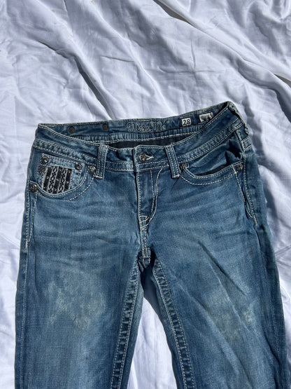 Miss Me Y2K flared/ baggy Jeans - Größe XS/S