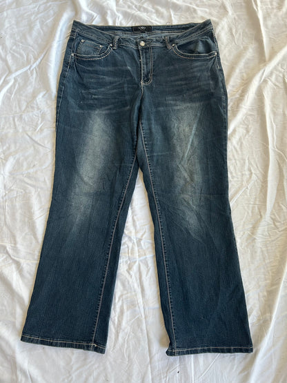 Y2K flared/ bootcut Jeans - Größe L