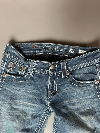 Miss Me Y2K flared/ bootcut Jeans - Größe XS/S