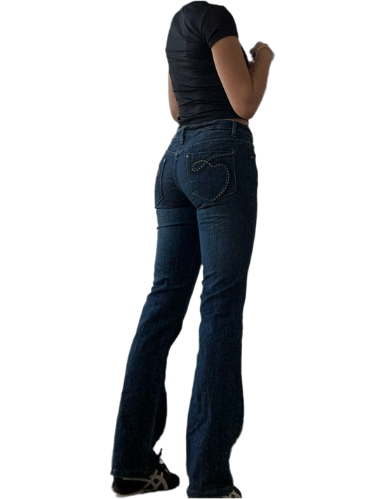 Y2K flared/ bootcut Jeans - Größe S