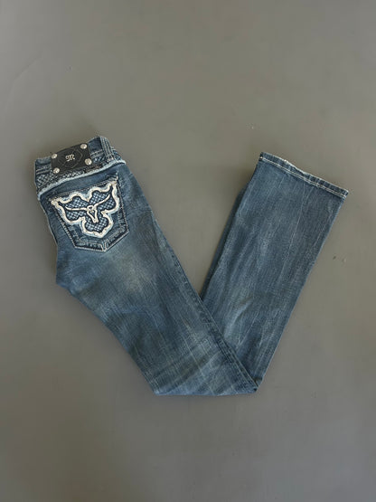 Miss Me Y2K flared/ bootcut Jeans - Größe XS/S