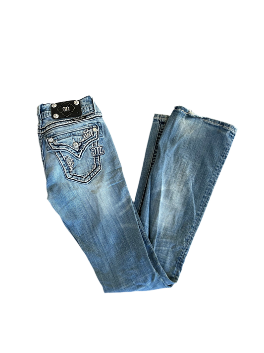 Miss Me Y2K flared/ bootcut Jeans - Größe XS